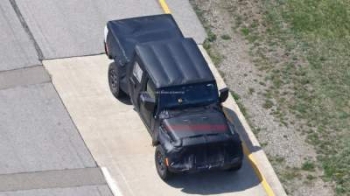 Шпионские фото Jeep Wrangler попали в Сеть