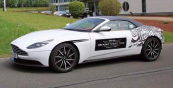 Опубликованы "живые" фото нового спорткара Aston Martin
