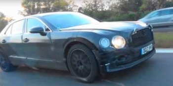 Фотошпионы опубликовали "живые" фото нового Bentley