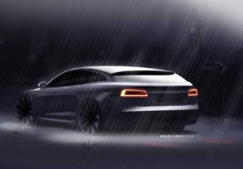 Раскрыт дизайн универсала на базе Tesla Model S