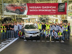 50-тысячный кроссовер Qashqai в России выпущен компанией Nissan‍