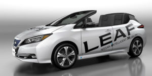 Новый электромобиль Nissan Leaf лишили крыши
