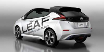 Nissan представила версию электрокара Leaf с открытым верхом