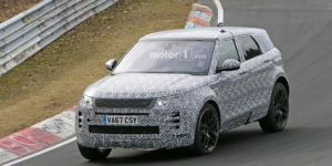 Новый Range Rover Evoque замечен на тестах в Нюрбургринге‍