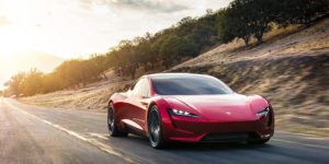 Маск: Tesla Roadster станет «самым быстрым серийным <span id=