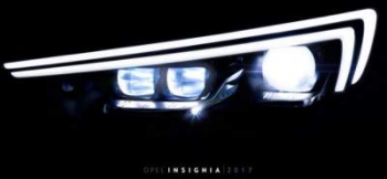 Opel показал фары новой Insignia