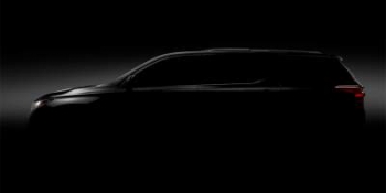 Первое тизерное изображение кроссовера Chevrolet Traverse нового поколения