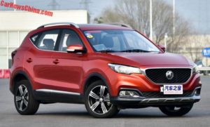 На рынок Китая выходит новый внедорожник MG ZS