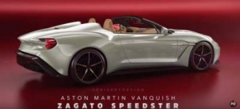 Шикарный кабриолет Aston Martin Vanquish Zagato Volante: первые рендеры