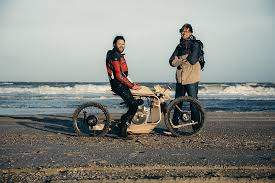 В Дании создали уникальный деревянный мотоцикл