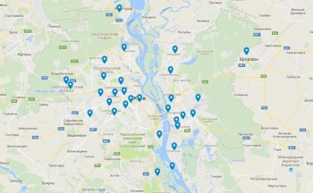 Опубликована онлайн-карта угонов автомобилей в Киеве