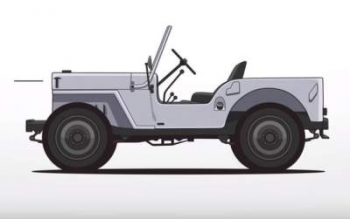 Эволюцию внедорожника Jeep Wrangler уместили в двухминутный ролик