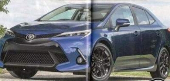 Появились первые снимки "свеженькой" Toyota Corolla