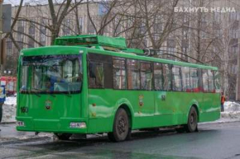 В Донецкой области заметили необычный троллейбус