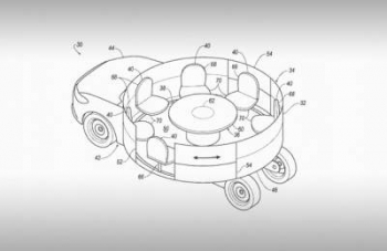 Ford запатентовал салон-карусель 