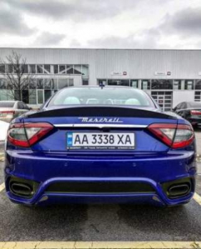 В Украине видели новый Maserati GranTurismo