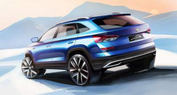 Skoda рассекретила дизайн нового кроссовера