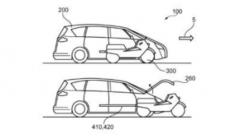 Ford запатентовал автомобиль со встроенным электромотоциклом