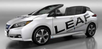 Nissan показал новый электрокар-кабриолет