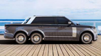 Range Rover показал, как будет выглядеть новый шестиколесный автомобиль