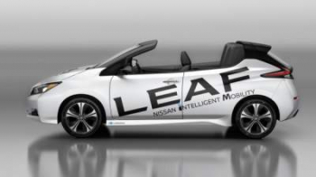 Nissan Leaf превратился в кабриолет