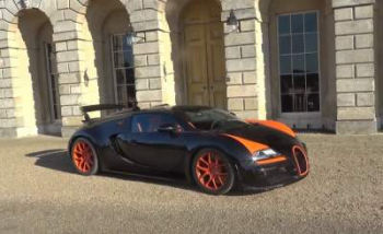 В Британии показали сумасшедший дрифт на Bugatti Veyron