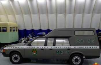 В РФ показали причудливый автозак, сделанный из "Москвича"