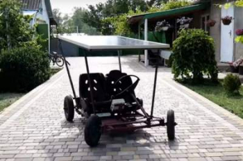 Украинец создал электромобиль на солнечных батареях