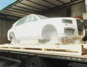 В Европу отправлен первый седан Aurus Senat из проекта «Кортеж»‍