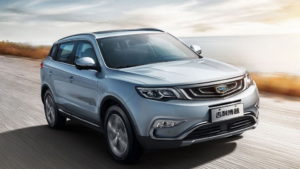 Кроссовер Geely Atlas c турбомотором приедет в РФ в начале 2019 года