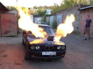Умелец из Ростова построил гибрид BMW и МиГ-23‍