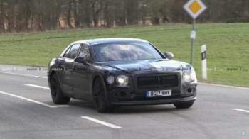 Фотошпионы показали Bentley Flying Spur без камуфляжа