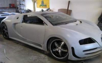 Старый Volkswagen превратили в Bugatti Veyron